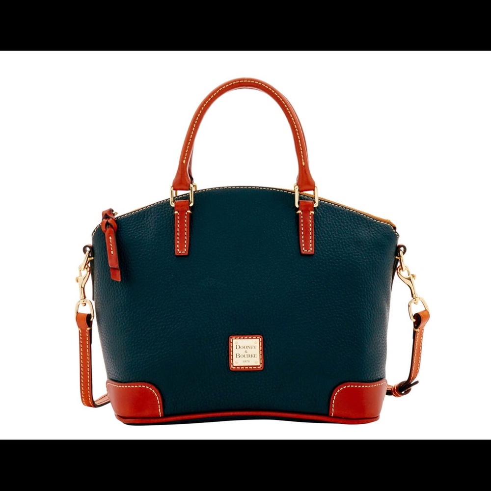 Dooney & Burke pebble grain Charlie satchel